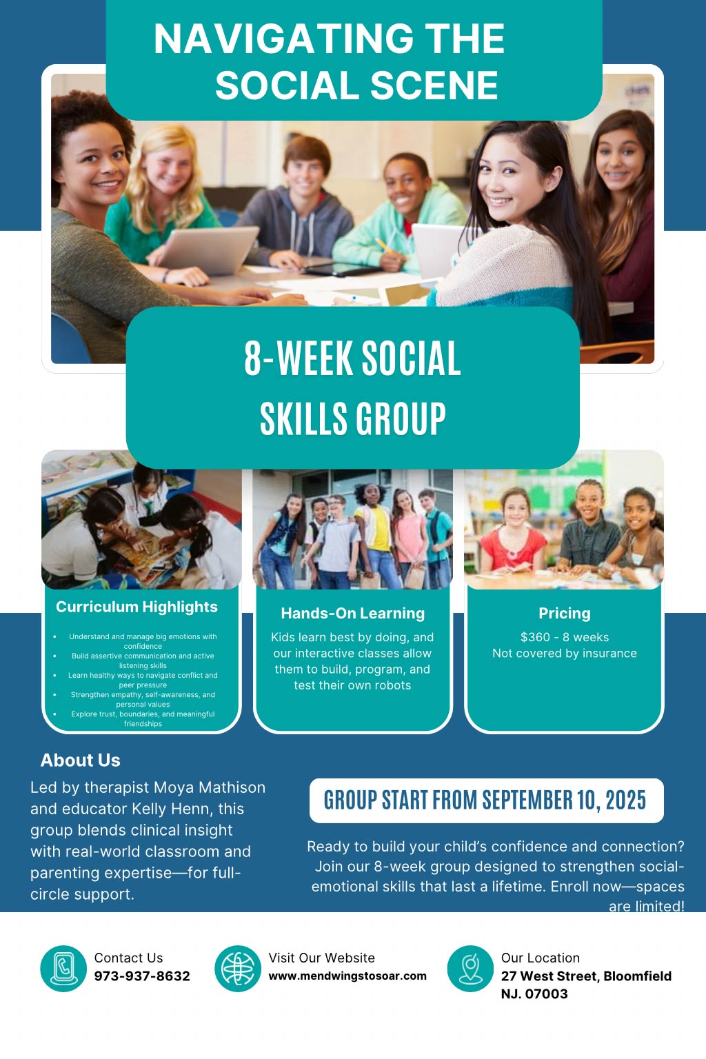 Social Skills Group for Ages 11–13 | Support from a Therapist & Educator
